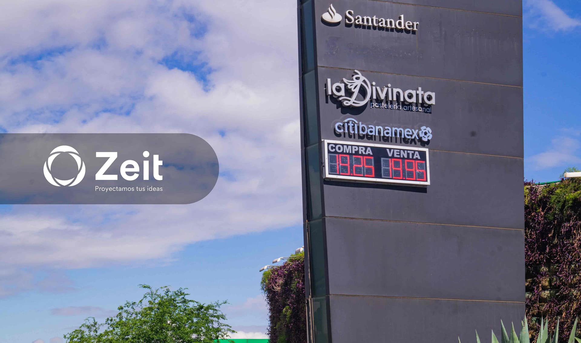 producto de divisas led fabricado por zeit led en monterrey